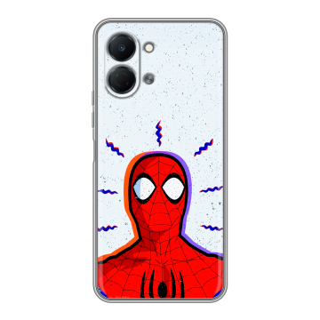 Силиконовый чехол на Tecno Spark Go 3 с принтом Spiderman Человек паук