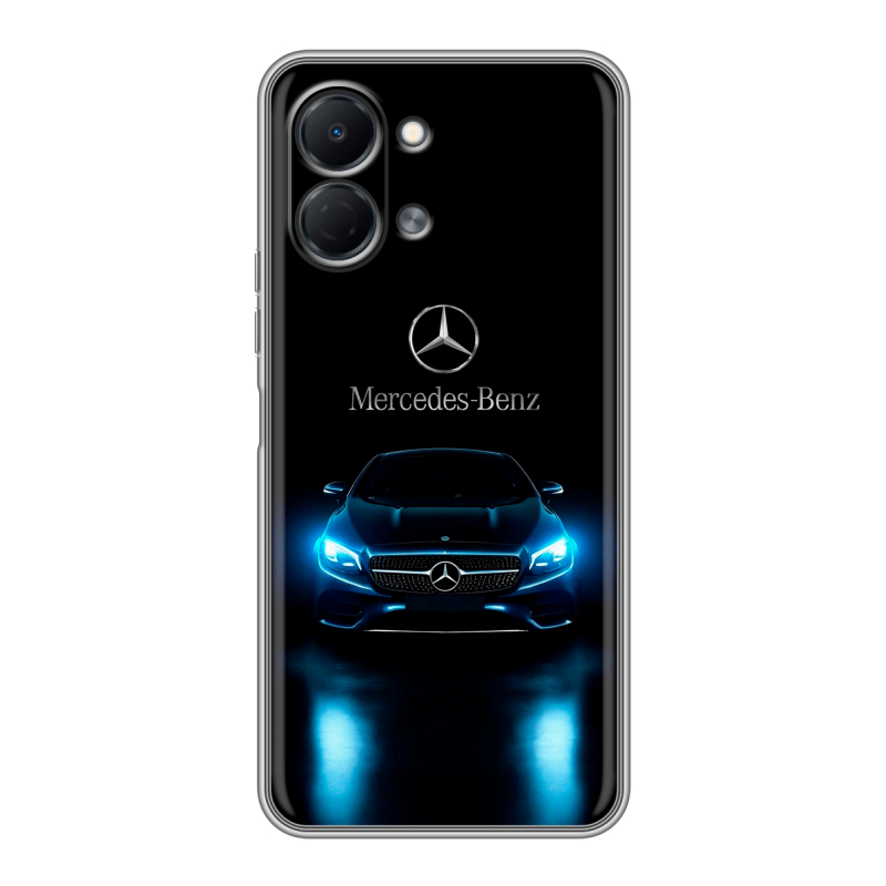 Силиконовый чехол на Tecno Spark Go 3 с принтом Mercedes Мерседес Силиконовый чехол на Tecno Spark Go 3 с принтом Mercedes Мерседес