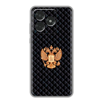 Силиконовый чехол на Honor X5c с принтом Герб России принт