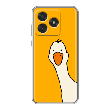 Силиконовый чехол на Honor X5c с принтом Утка