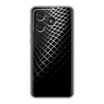 Силиконовый чехол на Honor X5c с принтом Текстура металла