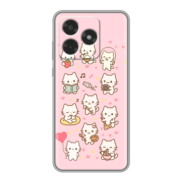 Силиконовый чехол на Honor X5c с принтом Hello Kitty Хелоу Кити Силиконовый чехол на Honor X5c с принтом Hello Kitty Хелоу Кити