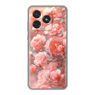 Силиконовый чехол на Honor X5c с принтом Розы цветы Силиконовый чехол на Honor X5c с принтом Розы цветы