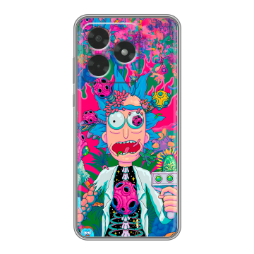 Силиконовый чехол на Honor X5c с принтом Рик и Морти Rick Morty Силиконовый чехол на Honor X5c с принтом Рик и Морти Rick Morty