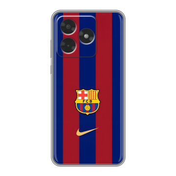 Силиконовый чехол на Honor X5c с принтом Барселона Barcelona