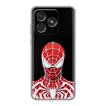Силиконовый чехол на Honor X5c с принтом человек паук spiderman