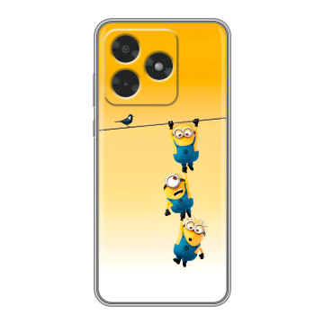 Силиконовый чехол на Honor X5c с принтом Миньоны Силиконовый чехол на Honor X5c с принтом Миньоны