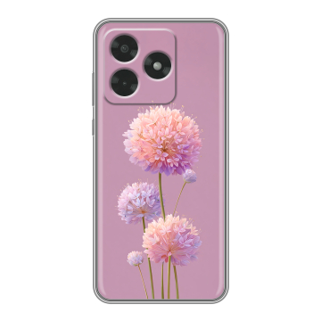Силиконовый чехол на Honor X5c с принтом Цветы