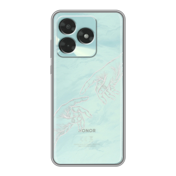 Силиконовый чехол на Honor X5c с принтом Сотворение мира