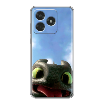 Силиконовый чехол на Honor X5c с принтом Как приручить дракона Силиконовый чехол на Honor X5c с принтом Как приручить дракона