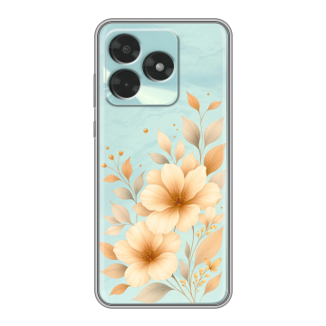Силиконовый чехол на Honor X5c с принтом для девушки