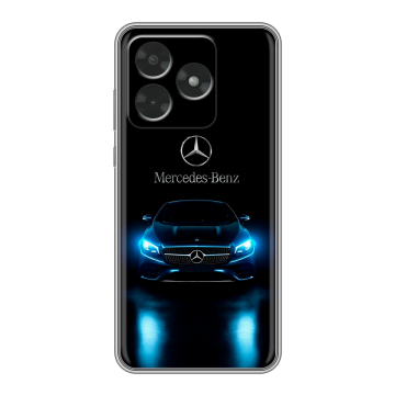 Силиконовый чехол на Honor X5c с принтом Mercedes Мерседес