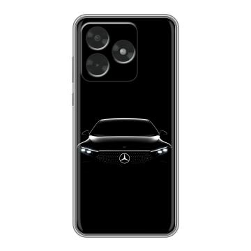 Силиконовый чехол на Honor X5c с принтом Mercedes Мерседес
