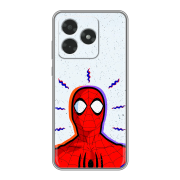 Силиконовый чехол на Honor X5c с принтом Spiderman Человек паук