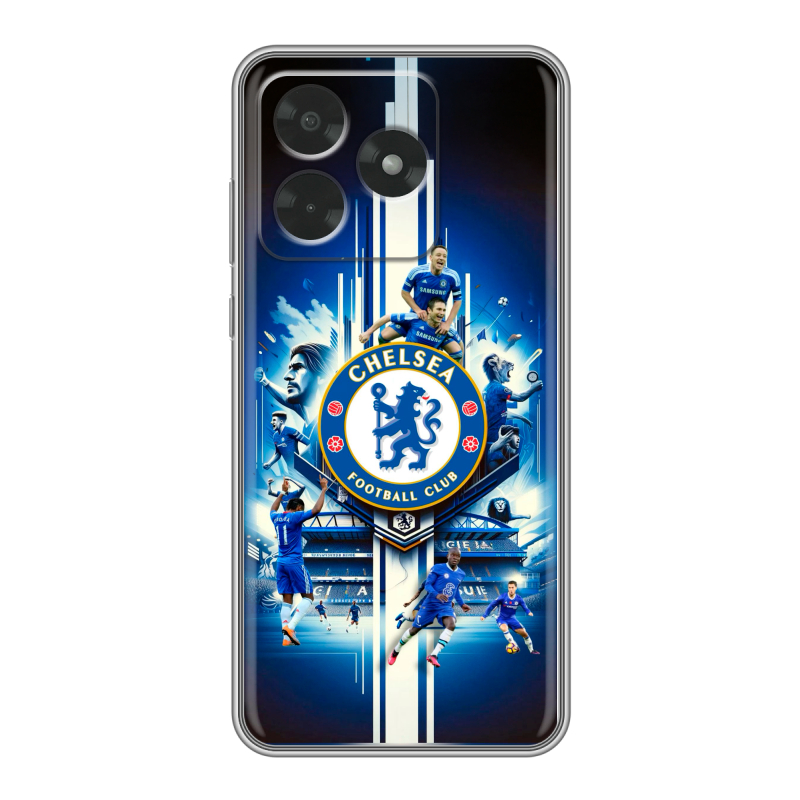 Силиконовый чехол на Honor X5c с принтом Chelsea Челси Силиконовый чехол на Honor X5c с принтом Chelsea Челси