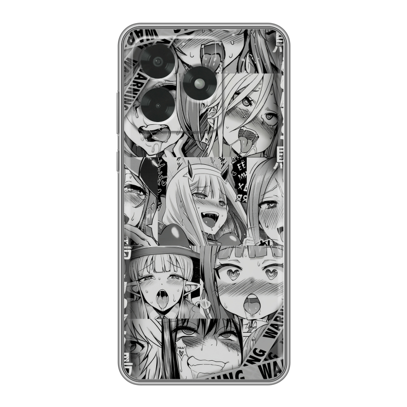 Силиконовый чехол на Honor X5c с принтом Ahegao Ахегао Аниме Силиконовый чехол на Honor X5c с принтом Ahegao Ахегао Аниме
