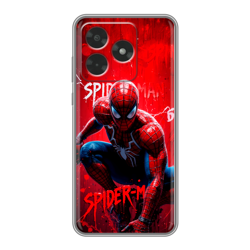 Силиконовый чехол на Honor X5c с принтом Spiderman Человек паук Силиконовый чехол на Honor X5c с принтом Spiderman Человек паук