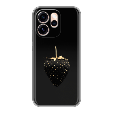 Силиконовый чехол на OPPO Reno15 Pro Max 5G с принтом Черная клубника Силиконовый чехол на OPPO Reno15 Pro Max 5G с принтом Черная клубника