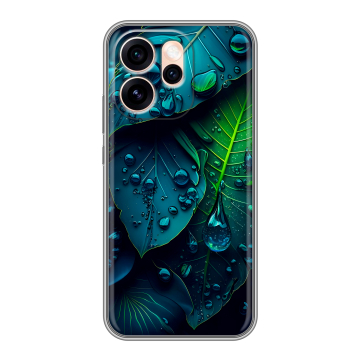 Силиконовый чехол на OPPO Reno15 Pro Max 5G с принтом Листья Силиконовый чехол на OPPO Reno15 Pro Max 5G с принтом Листья