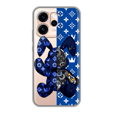 Силиконовый чехол на OPPO Reno15 Pro Max 5G с принтом Луи робот