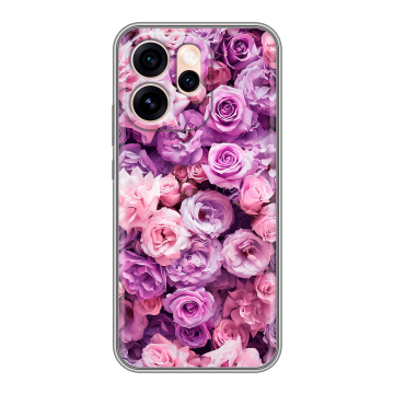 Силиконовый чехол на OPPO Reno15 Pro Max с принтом лавандовые розы