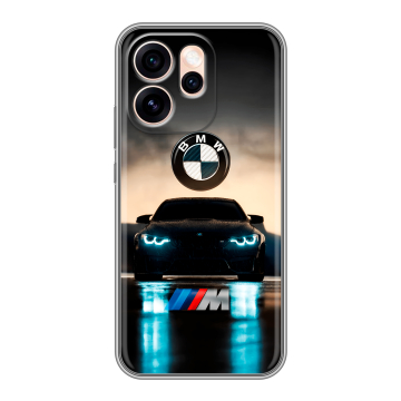 Силиконовый чехол на OPPO Reno15 Pro Max с принтом БМВ BMW Силиконовый чехол на OPPO Reno15 Pro Max с принтом БМВ BMW