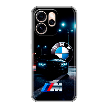 Силиконовый чехол на OPPO Reno15 Pro Max с принтом БМВ BMW Силиконовый чехол на OPPO Reno15 Pro Max с принтом БМВ BMW