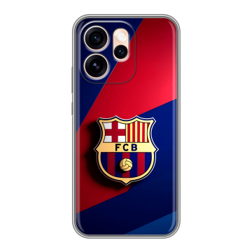 Силиконовый чехол на OPPO Reno15 Pro Max с принтом Барселона Barcelona