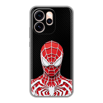 Силиконовый чехол на OPPO Reno15 Pro Max с принтом человек паук spiderman