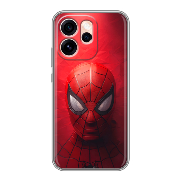 Силиконовый чехол на OPPO Reno15 Pro Max 5G с принтом Spiderman Человек паук