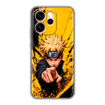 Силиконовый чехол на OPPO Reno15 Pro Max 5G с принтом Naruto Наруто