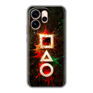 Силиконовый чехол на OPPO Reno15 Pro Max 5G с принтом Squid Game Игра кальмара