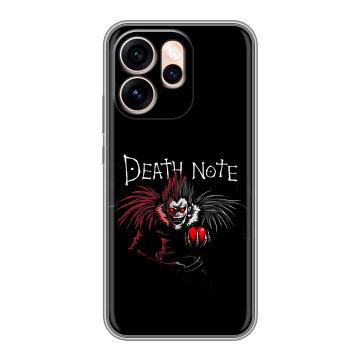 Силиконовый чехол на OPPO Reno15 Pro Max с принтом Death note Тетрадь смерти