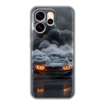 Силиконовый чехол на OPPO Reno15 Pro Max с принтом BMW БМВ Силиконовый чехол на OPPO Reno15 Pro Max с принтом BMW БМВ
