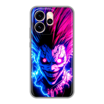 Силиконовый чехол на OPPO Reno15 Pro Max с принтом Death note Тетрадь смерти