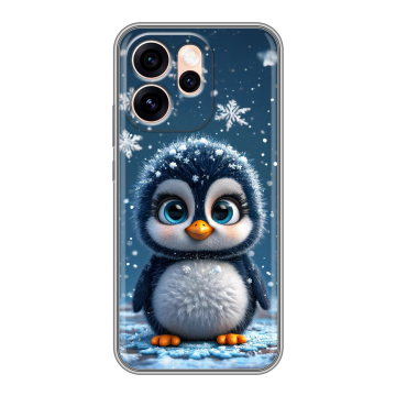 Силиконовый чехол на OPPO Reno15 Pro Max с принтом Новый год