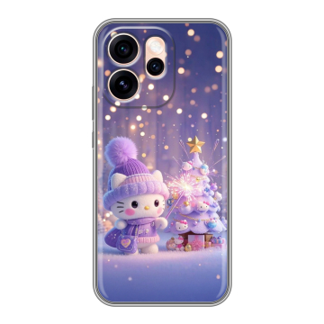 Силиконовый чехол на OPPO Reno15 Pro Max с принтом Новый год Силиконовый чехол на OPPO Reno15 Pro Max с принтом Новый год