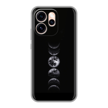 Силиконовый чехол на OPPO Reno15 Pro Max с принтом женский