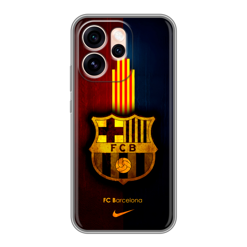 Силиконовый чехол на OPPO Reno15 Pro Max с принтом Барселона Barcelona Силиконовый чехол на OPPO Reno15 Pro Max с принтом Барселона Barcelona