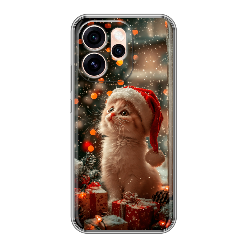 Силиконовый чехол на OPPO Reno15 Pro Max с принтом Новый год Силиконовый чехол на OPPO Reno15 Pro Max с принтом Новый год