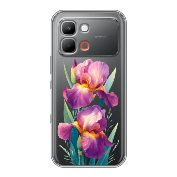 Силиконовый чехол на INFINIX Note Edge с принтом Цветы орхидеи Силиконовый чехол на INFINIX Note Edge с принтом Цветы орхидеи