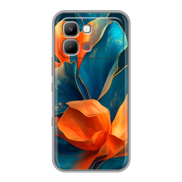 Силиконовый чехол на INFINIX Note Edge с принтом Цветы Силиконовый чехол на INFINIX Note Edge с принтом Цветы