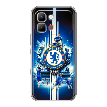Силиконовый чехол на INFINIX Note Edge с принтом Chelsea Челси