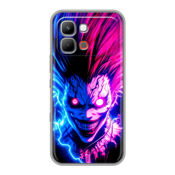 Силиконовый чехол на INFINIX Note Edge с принтом Death note Тетрадь смерти