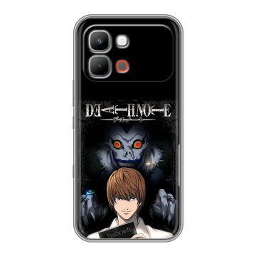 Силиконовый чехол на INFINIX Note Edge с принтом Death note Тетрадь смерти