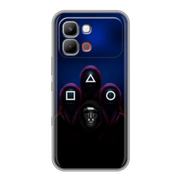 Силиконовый чехол на INFINIX Note Edge с принтом Игра Кальмара Силиконовый чехол на INFINIX Note Edge с принтом Игра Кальмара