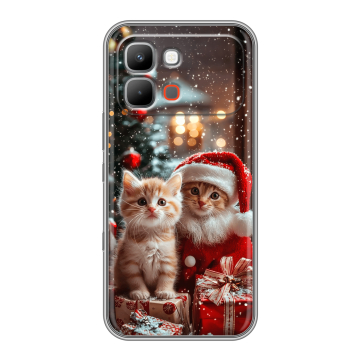 Силиконовый чехол на INFINIX Note Edge с принтом Новый год Силиконовый чехол на INFINIX Note Edge с принтом Новый год