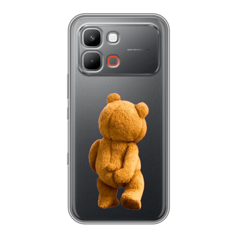 Силиконовый чехол на INFINIX Note Edge с принтом Медведь Силиконовый чехол на INFINIX Note Edge с принтом Медведь