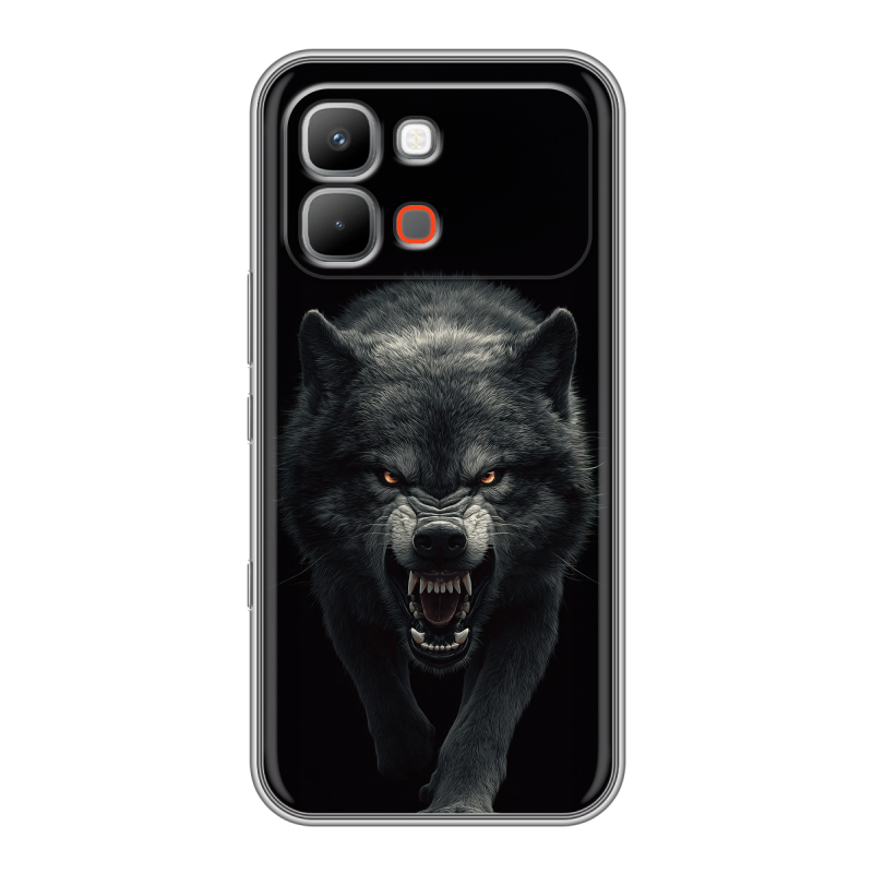 Силиконовый чехол на INFINIX Note Edge с принтом Волк Силиконовый чехол на INFINIX Note Edge с принтом Волк