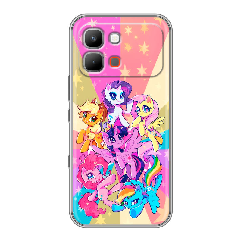 Силиконовый чехол на INFINIX Note Edge с принтом My little pony Дружба чудо Силиконовый чехол на INFINIX Note Edge с принтом My little pony Дружба чудо